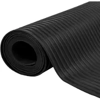vidaXL Revêtement de sol noir 1,5 x 2 m en caoutchouc