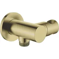 Deante Round angled connector with handset holder