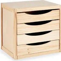 Kip Organiseur en bois MINI, 3 tiroirs, 38,5 x 30 x 37,4 cm