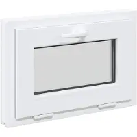 vidaXL Fenêtre pour cave RISOR, 60 x 40 cm, PVC et verre