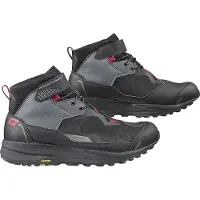 Gaerne G_Nexo Aquatech, chaussures imperméables ,Noir/Gris Foncé/Rouge ,42 EU