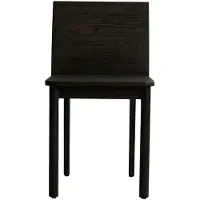 101 Copenhagen Brutus Slim Chaise de Salle à Manger Coffee Black Oak
