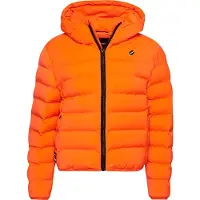 Superdry pour femme. W5011103A Veste matelassée Code All Seasons orange (L), Casuel, Polister recyclé, Durable