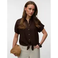 Vero Moda Blouse à Manches Courtes Thea Tie