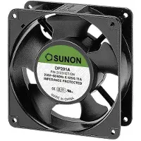 SUNON DP201A2123HST.GN Ventilateur axial 230 V/AC 177 m³/h (L x l x H) 120 x 120 x 38 (120 mm, 1x), Ventilateur PC, Noir