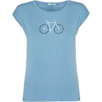 GreenBomb Haut ' Bike Handdrawn ' bleu clair