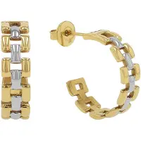 JOOP! Boucles d'oreilles or / argent