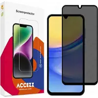 Accezz Protection d'écran en verre trempé Privacy pour Samsung Galaxy A15 (5G/4G)