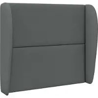 vidaXL Tête de lit , gris foncé, 80 x 23 x 6 cm, tissu