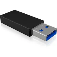 Icy Box RaidSonic IB-CB015 - Adaptateur USB - USB-C (W) à USB type A (M) - USB 3.1 Gen2 - noir