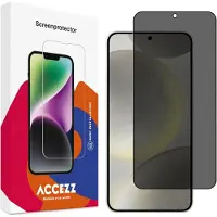 Accezz Protection d'écran en verre trempé Privacy Samsung Galaxy S25 / S24