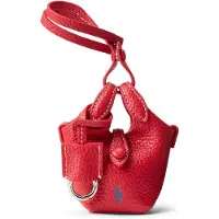 Ralph Lauren pour femme. 427P17791003 Sac de batterie brillant (OSFA), Rouge, Casuel, Cuir