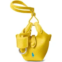Ralph Lauren pour femme. 427P17791002 Charm Shiny Drum jaune (OSFA), Casuel, Cuir