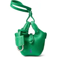 Ralph Lauren pour femme. 427P17791001 Sac à tambour brillant vert (OSFA), Casuel, Cuir