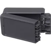 Bopla BOCUBE IP67 enclosure, ABS, RAL 7024 (Boîtier), Accessoires électroniques + boîtier, Gris