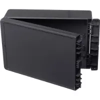 Bopla BOCUBE IP67 enclosure, ABS, RAL 7024 (Boîtier), Accessoires électroniques + boîtier, Gris