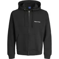 Jack & Jones Veste de survêtement 'JORNorrebro' noir / blanc