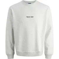 Jack & Jones Sweat-shirt 'JORNorrebro' noir / blanc chiné