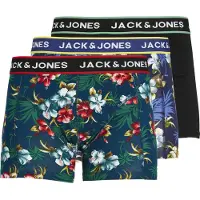 Jack & Jones Boxers bleu foncé / marron / noir / blanc cassé