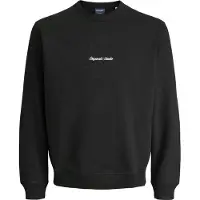 Jack & Jones Sweat-shirt 'JORNorrebro' noir / blanc