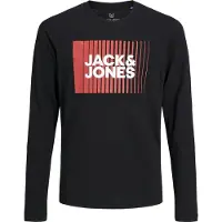Jack & jones T-Shirt rouge / noir / blanc