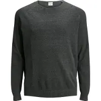 Jack & Jones Plus Pull-over 'JJEHill' gris foncé