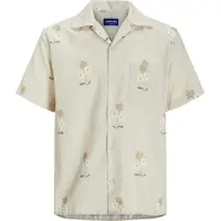 Jack & Jones Chemise taupe / greige / olive / blanc naturel