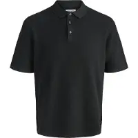 Jack & Jones George Knit Polo Ss Sn Short Sleeve Polo Noir XL Homme