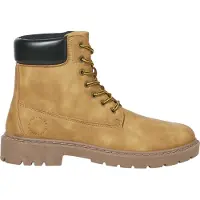 Jack & Jones Bottines à lacets 'JFWAINSWORTH' moutarde / noir