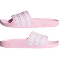 Adidas Claquettes / Tongs 'Adilette Aqua' rose / blanc