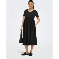 ONLY Maternity Robe 'OLMBlomst' noir