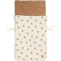 Jollein Couverture de bébé 'Mini Teddy Bear' écru / marron