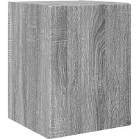 vidaXL : Meuble mural pour télévision, 2 pièces, bois imitation chêne Sonoma