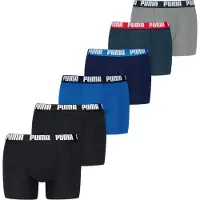 Puma Boxers 'Everyday' bleu / marine / bleu marine / gris chiné / noir