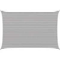 vidaXL Voile D'ombre Gris Clair Et Blanc 4 X 5 M Hdpe