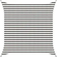 vidaXL Voile D'ombre Gris Clair Et Blanc 3 X 3 M Hdpe