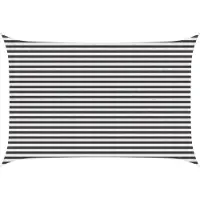 vidaXL Voile D'ombre Anthracite Et Blanc 3 X 4 M Hdpe