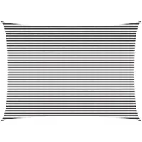 vidaXL Voile D'ombre Anthracite Et Blanc 5 X 7 M Hdpe