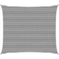 vidaXL Voile D'ombre Anthracite Et Blanc 6 X 7 M Hdpe