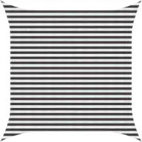 vidaXL Voile D'ombre Anthracite Et Blanc 3,6 X 3,6 M Hdpe