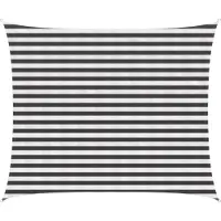 vidaXL Voile D'ombre Anthracite Et Blanc 2,5 X 3 M Hdpe