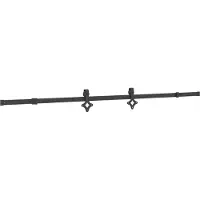 vidaXL Porte coulissante NARVIK, finition naturelle et noire, 85 x 210 cm (213,5 cm)