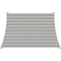vidaXL Voile D'ombre Gris Clair Et Blanc 4 / 5 X 3 M Hdpe