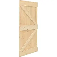 vidaXL Porte coulissante NARVIK, finition naturelle et noire, 80 x 210 cm (152,5 cm)