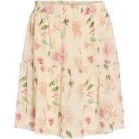 Vila Jupe 'VITiva' beige clair / vert / abricot / rose ancienne