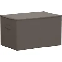 vidaXL Boîte de rangement, 24 pièces, en tissu non tissé, 55 x 35 x 32 cm, 61,6 L, gris