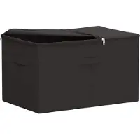 vidaXL Boîtes de rangement, lot de 2, en tissu non tissé, 55 x 35 x 32 cm, 61,6 L