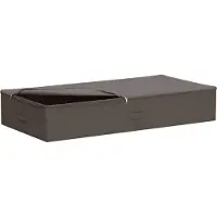vidaXL Boîtes de rangement, lot de 6, en tissu non tissé, 90 x 48 x 15 cm, 64,8 L, couleur gris