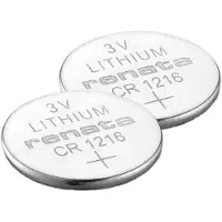 Renata CR1216 MFR SC 2BL (Lithiumbatterie) (2 pcs, CR121616, 25 mAh)