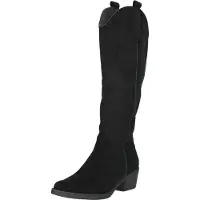Salinyang Bottes de cowboy noir